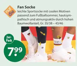 V Markt Nur die fan socke Angebot