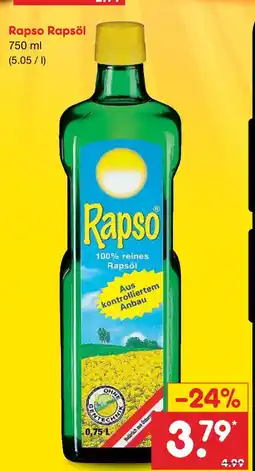 Netto Marken-Discount Rapso rapsöl Angebot