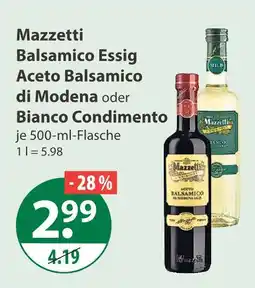 V Markt Mazzetti aceto balsamico di modena Angebot