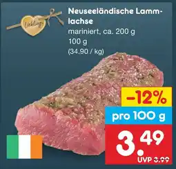 Netto Marken-Discount Neuseeländische lammlachse Angebot