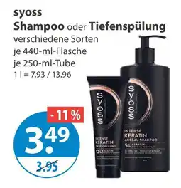 V Markt Syoss shampoo Angebot