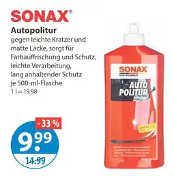 V Markt Sonax autopolitur Angebot
