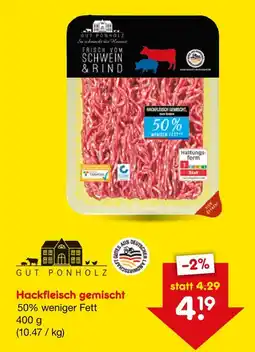 Netto Marken-Discount Gut ponholz hackfleisch gemischt Angebot