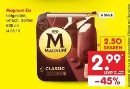 Netto Marken-Discount Magnum eis classic Angebot