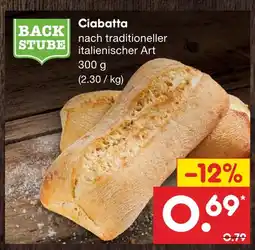 Netto Marken-Discount Backstube ciabatta Angebot