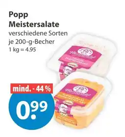 V Markt Popp meistersalate Angebot