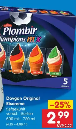 Netto Marken-Discount Dovgan original eiscreme Angebot