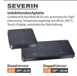 V Markt Severin einzel induktionskochplatte kp1025 Angebot