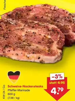Netto Marken-Discount Schweine-nackensteaks Angebot