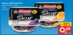 Netto Marken-Discount Ehrmann high protein skyr heidelbeere Angebot