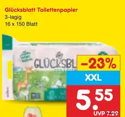 Netto Marken-Discount Glücksblatt toilettenpapier Angebot