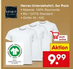 Netto Marken-Discount Spirit of colours herren unterziehshirt Angebot