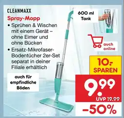 Netto Marken-Discount Cleanmaxx spray-mopp Angebot