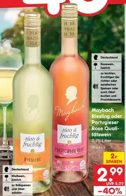 Netto Marken-Discount Maybach riesling Angebot