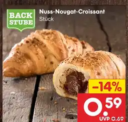 Netto Marken-Discount Backstube nuss-nougat-croissant Angebot