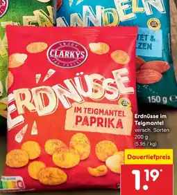 Netto Marken-Discount Clarkys erdnüsse im teigmantel paprika Angebot