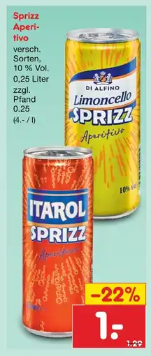 Netto Marken-Discount Di alfino limoncello sprizz aperitivo Angebot