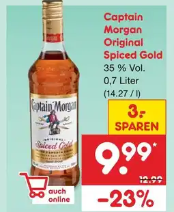 Netto Marken-Discount Captain morgan original spiced gold Angebot