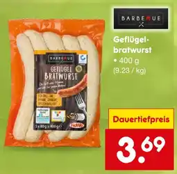 Netto Marken-Discount Barbeque geflügelbratwurst Angebot