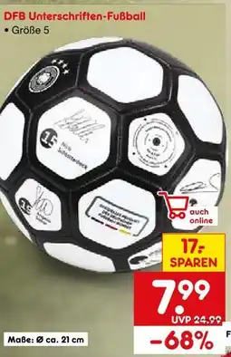 Netto Marken-Discount Dfb unterschriften-fußball Angebot