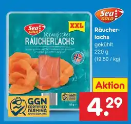 Netto Marken-Discount Sea gold norwegischer räucherlachs Angebot