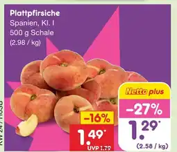 Netto Marken-Discount Plattpfirsiche Angebot