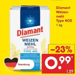 Netto Marken-Discount Diamant weizenmehl type 405 Angebot