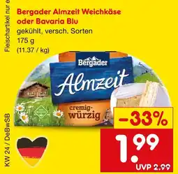 Netto Marken-Discount Bergader almzeit weichkäse Angebot