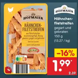 Netto Marken-Discount Hofmaier hähnchen-filetstreifen Angebot