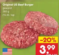 Netto Marken-Discount Original us beef burger Angebot