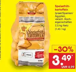 Netto Marken-Discount Markttag speisefrühkartoffeln Angebot