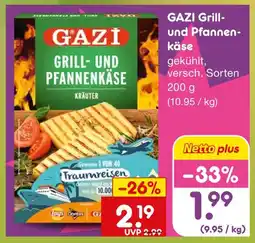 Netto Marken-Discount Gazi grill- und pfannenkäse Angebot