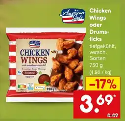 Netto Marken-Discount American style chicken wings Angebot