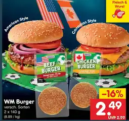 Netto Marken-Discount Abbelen beef burger american style Angebot