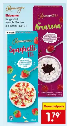 Netto Marken-Discount Romanza spaghetti eis Angebot