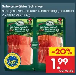 Netto Marken-Discount Wein schwarzwälder schinken Angebot