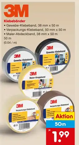 Netto Marken-Discount 3m gewebe-klebeband Angebot