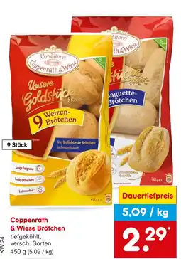 Netto Marken-Discount Coppenrath & wiese weizen-brötchen Angebot