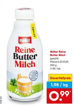 Netto Marken-Discount Müller reine butter milch Angebot