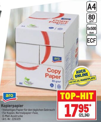 METRO Aro Kopierpapier Angebot