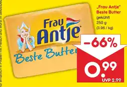Netto Marken-Discount Frau antje beste butter Angebot