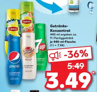 Kaufland Getränke Konzentrat je 440-ml-Flasche Angebot