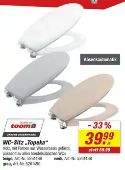 toom Baumarkt WC-Sitz „Topeka" Angebot