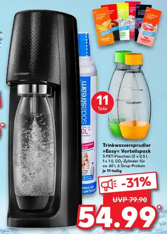 Kaufland Trinkwassersprudler »Easy« Vorteilspack je 11-teilig Angebot