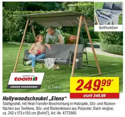 toom Baumarkt Hollywoodschaukel ,,Elena" Angebot