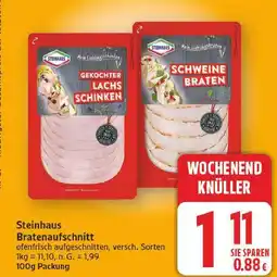 E-Center Steinhaus gekochter lachsschinken Angebot