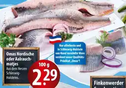 Famila Nord Ost Omas Nordische oder Aalrauchmatjes Angebot
