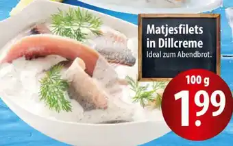 Matjesfilets in Dillcreme