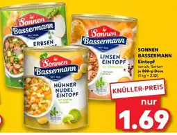Kaufland SONNEN BASSERMANN Eintopf Angebot