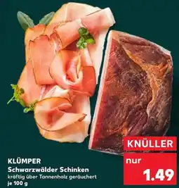 Kaufland KLÜMPER Schwarzwälder Schinken Angebot